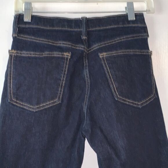 Old Navy Boys Boot-Cut Jeans Size 12 Plus Dark Wash - Picture 5 of 6